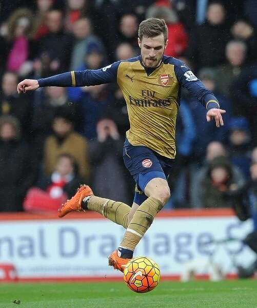 Aaron Ramsey in Action: Arsenal vs. Bournemouth, Premier League 2015-16