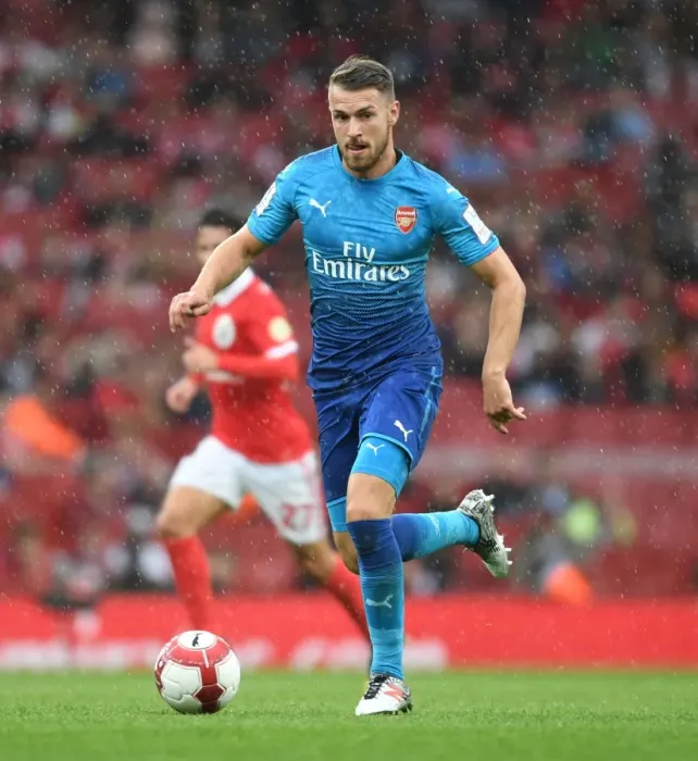 Framed Print : Aaron Ramsey in Action: Arsenal vs. SL Benfica, Emirates Cup 2017-18 Framed Print : Aaron Ramsey in Action: Arsenal vs. SL Benfica, Emirates Cup 2017-18