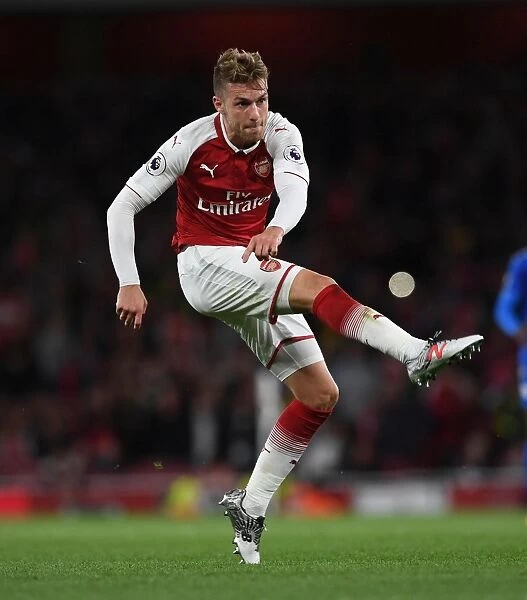 Aaron Ramsey in Action: Arsenal vs. Leicester City (2017-18)