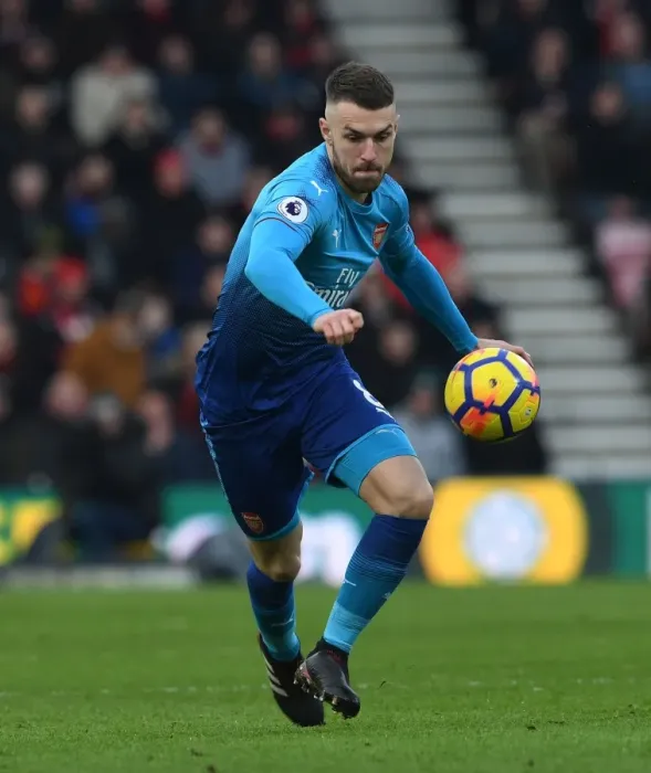 Framed Print : Aaron Ramsey in Action: Arsenal vs. AFC Bournemouth, Premier League 2017-18 Framed Print : Aaron Ramsey in Action: Arsenal vs. AFC Bournemouth, Premier League 2017-18