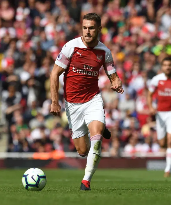 Framed Print : Aaron Ramsey in Action: Arsenal vs. West Ham United, Premier League 2018-19 Framed Print : Aaron Ramsey in Action: Arsenal vs. West Ham United, Premier League 2018-19