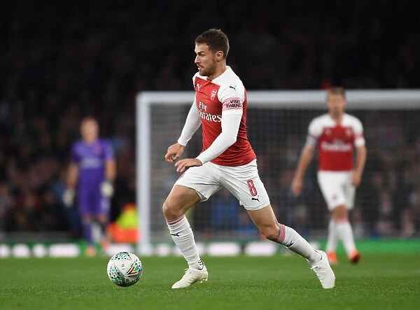 Aaron Ramsey in Action: Arsenal vs. Brentford, Carabao Cup 2018-19