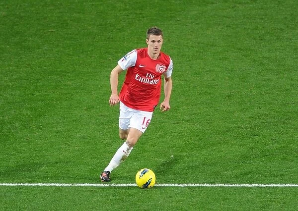 Aaron Ramsey in Action: Arsenal vs. Wolverhampton Wanderers, Premier League 2011-2012