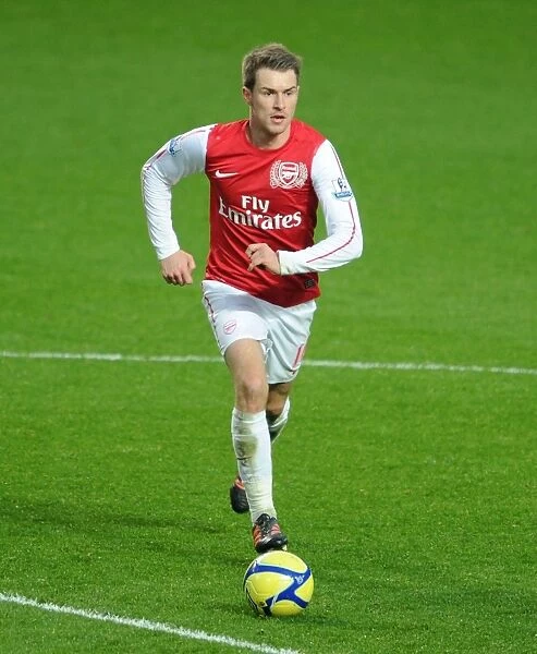 Aaron Ramsey in Action: Arsenal vs. Aston Villa, FA Cup 2011-12