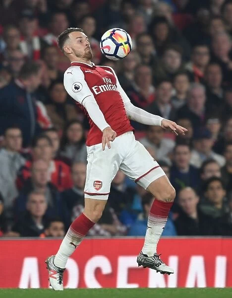 Aaron Ramsey in Action: Arsenal vs West Bromwich Albion, Premier League 2017-18