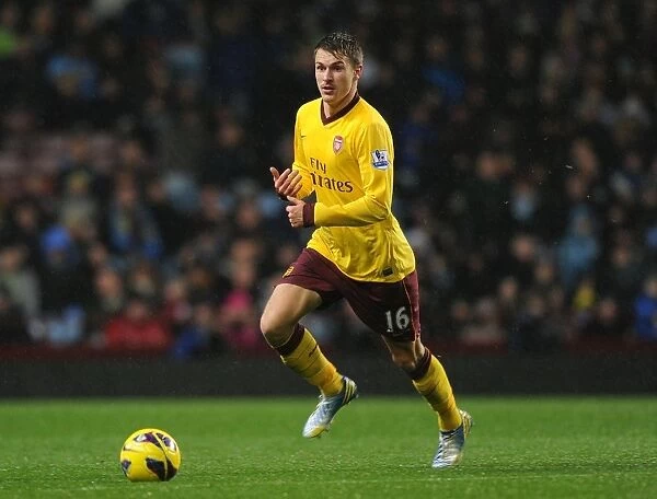 Aaron Ramsey in Action: Aston Villa vs Arsenal, Premier League 2012-13