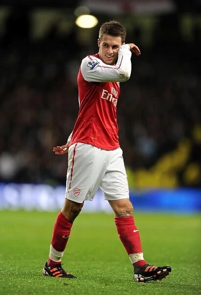 Aaron Ramsey in Action: Manchester City vs. Arsenal, Premier League 2011-12