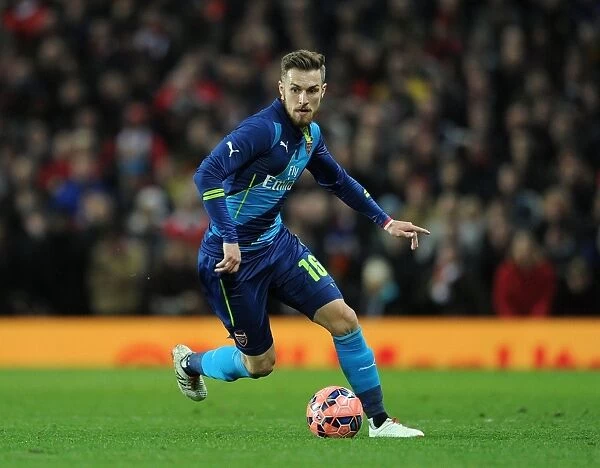 Aaron Ramsey in Action: Manchester United vs. Arsenal - FA Cup Quarterfinal, 2015