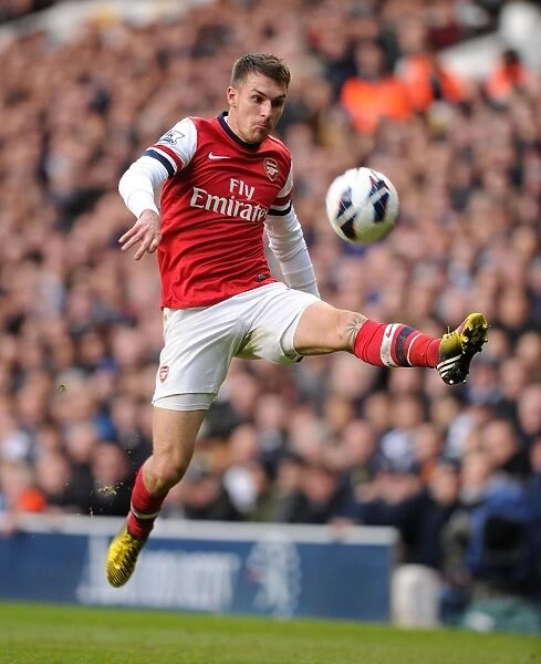 Aaron Ramsey in Action: Tottenham Hotspur vs. Arsenal, Premier League 2012-13