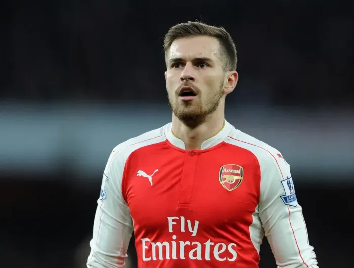 Framed Print : Aaron Ramsey (Arsenal). Arsenal 0: 1 Chelsea. Barclays Premier League. Emirates Stadium