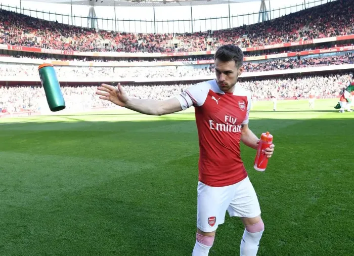 Framed Print : Aaron Ramsey (Arsenal). Arsenal 2:0 Southampton