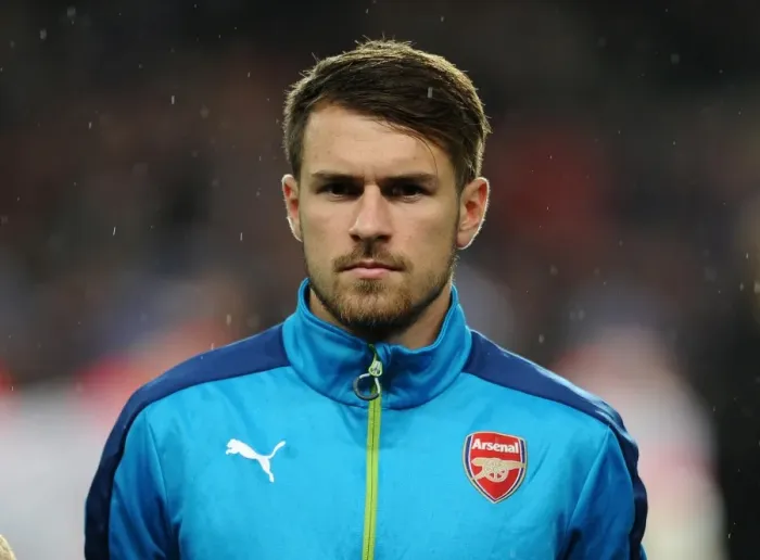 Framed Print : Aaron Ramsey (Arsenal). Arsenal 3: 3 Anderlecht. UEFA Champions League. Group D. Emirates Stadium