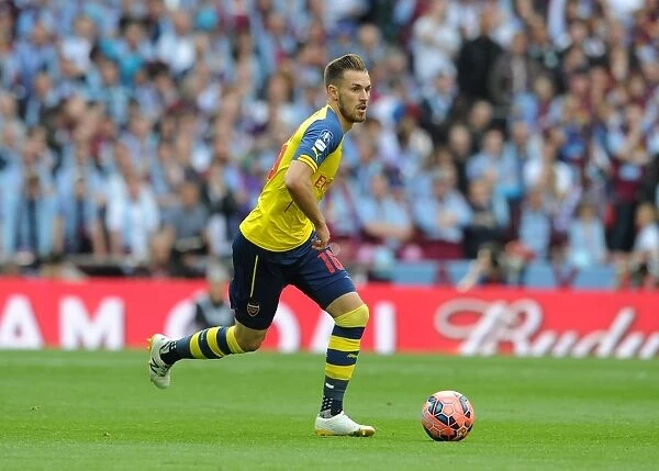 Aaron Ramsey (Arsenal). Arsenal 4: 0 Aston Villa. FA Cup Final. Wembley Stadium, 30  /  5  /  15