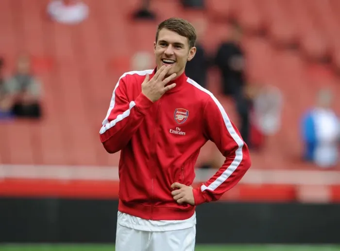 Framed Print : Aaron Ramsey - Arsenal Football Club, Arsenal v Norwich City, Premier League, 2013