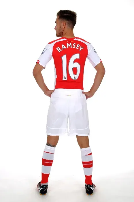 Framed Print : Aaron Ramsey: Arsenal Football Star at Emirates Stadium Framed Print : Aaron Ramsey: Arsenal Football Star at Emirates Stadium