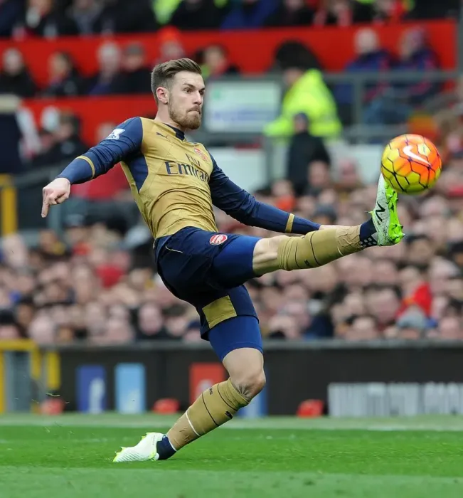 Framed Print : Aaron Ramsey (Arsenal). Manchester United 3: 2 Arsenal Framed Print : Aaron Ramsey (Arsenal). Manchester United 3: 2 Arsenal
