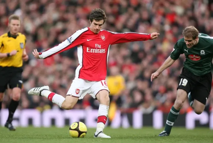 Framed Print : Aaron Ramsey (Arsenal) Marcel Seip (Plymouth) Framed Print : Aaron Ramsey (Arsenal) Marcel Seip (Plymouth)