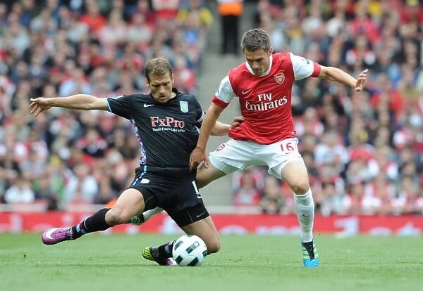 Aaron Ramsey (Arsenal) Stiliyan Petrov (Aston Villa). Arsenal 1: 2 Aston Villa