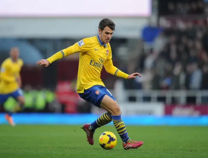 Framed Print : Aaron Ramsey (Arsenal). West Ham United 1: 3 Arsenal. Barclays Premier League. The Boleyn Ground Framed Print : Aaron Ramsey (Arsenal). West Ham United 1: 3 Arsenal. Barclays Premier League. The Boleyn Ground