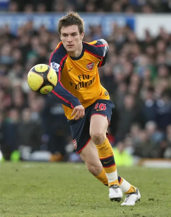 Framed Print : Aaron Ramsey: The FA Cup Battle at Ninian Park, Arsenal vs. Cardiff City (0:0), January 2009
