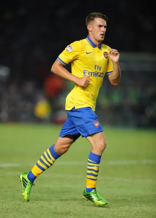 Framed Print : Aaron Ramsey Faces Off Against Indonesia All-Stars in 2013: Arsenal Star's Jakarta Showdown Framed Print : Aaron Ramsey Faces Off Against Indonesia All-Stars in 2013: Arsenal Star's Jakarta Showdown