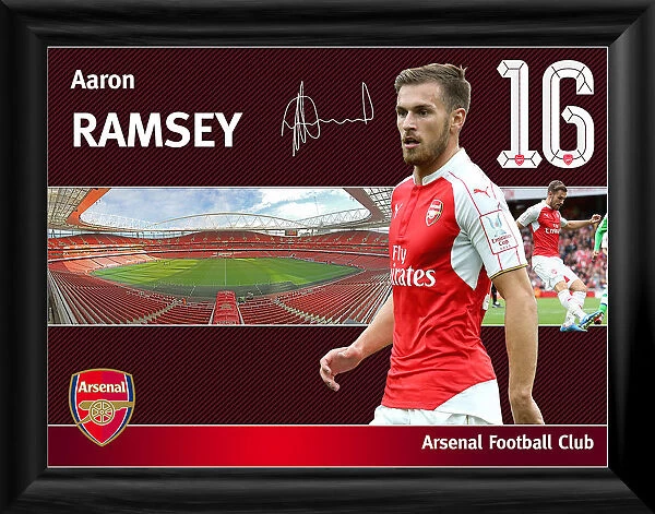 Aaron Ramsey Framed Player Profile