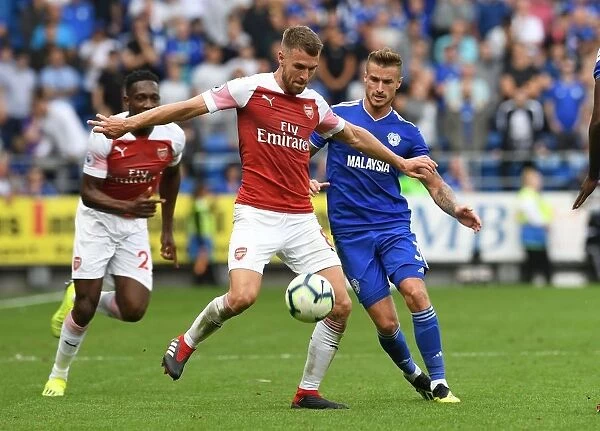 Aaron Ramsey Under Pressure: Cardiff City vs. Arsenal FC, Premier League 2018-19