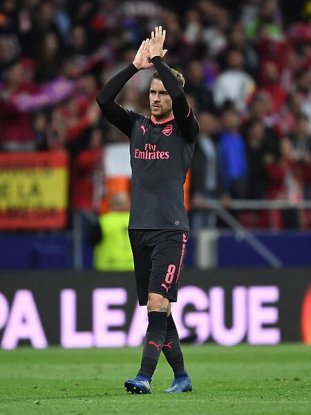 Aaron Ramsey Salutes Arsenal Fans after Europa League Semi-Final Showdown vs Atletico Madrid