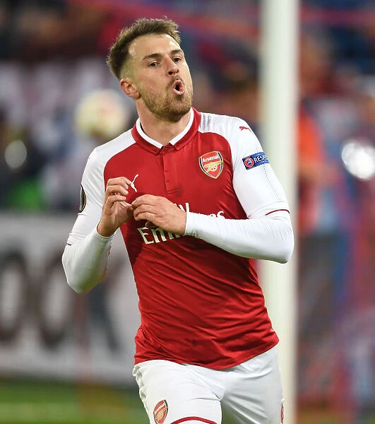 Aaron Ramsey Scores in Arsenal's Europa League Victory over CSKA Moscow