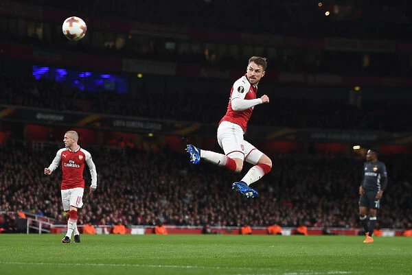 Aaron Ramsey Scores Arsenal's Third Goal Against CSKA Moscow in Europa League Quarterfinal