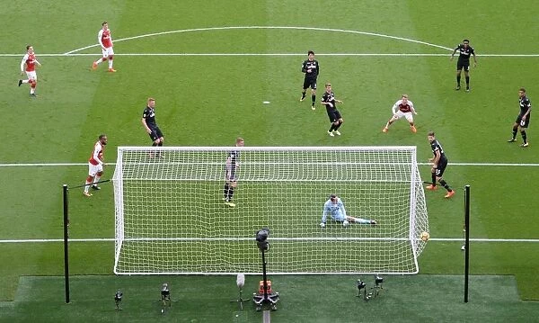 Aaron Ramsey Scores Arsenal's Second Goal (2017-18) vs Swansea City
