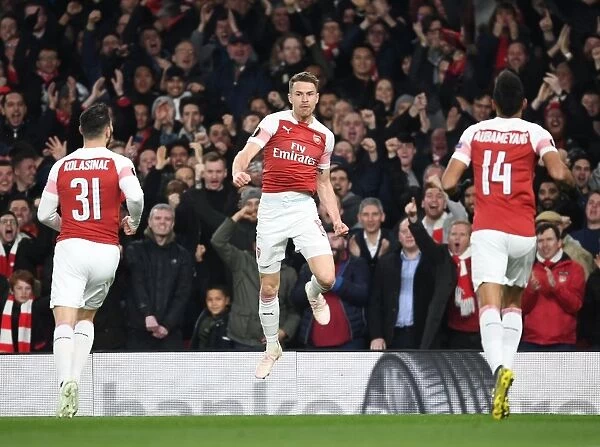 Aaron Ramsey Scores First Europa League Goal for Arsenal Against Napoli