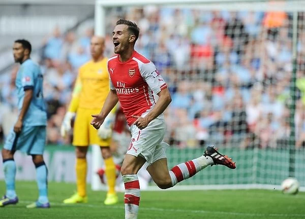 Aaron Ramsey Scores His Second: Arsenal's FA Community Shield Victory over Manchester City (2014 / 15)
