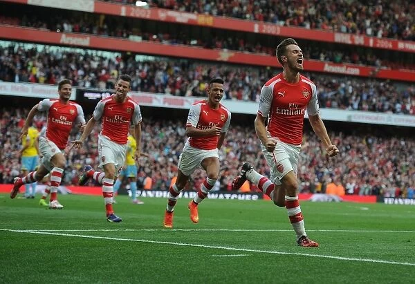 Aaron Ramsey Scores His Second Goal: Arsenal vs. Crystal Palace (2014 / 15)