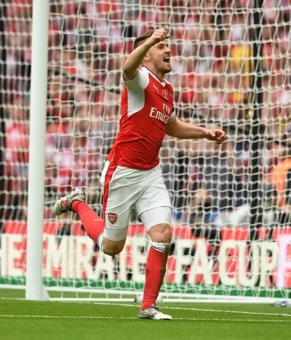 Framed Print : Aaron Ramsey Scores the Second Goal: Arsenal vs. Chelsea - FA Cup Final 2017 Framed Print : Aaron Ramsey Scores the Second Goal: Arsenal vs. Chelsea - FA Cup Final 2017