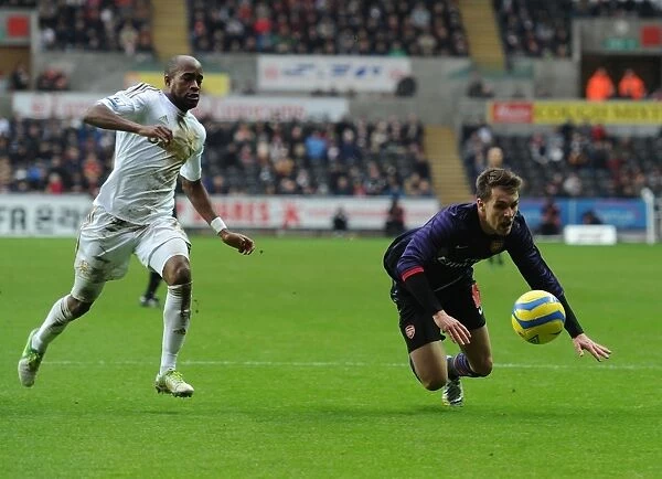 Aaron Ramsey vs. Dwight Tiendalli: FA Cup Clash at Swansea
