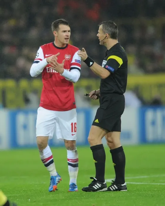Framed Print : Aaron Ramsey vs. Marcel Schmelzer: Clash of Champions League Titans (Borussia Dortmund vs. Arsenal, 2013) Framed Print : Aaron Ramsey vs. Marcel Schmelzer: Clash of Champions League Titans (Borussia Dortmund vs. Arsenal, 2013)