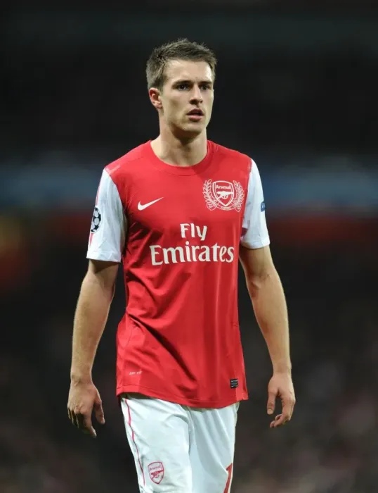 Framed Print : Aaron Ramsey's Brace: Arsenal's 2-0 Victory over Borussia Dortmund in the UEFA Champions League (2011-12)