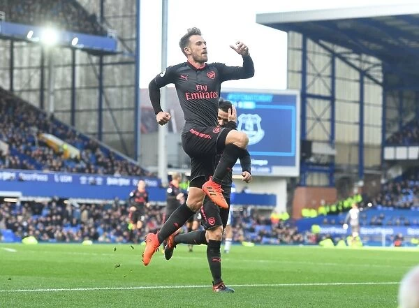 Aaron Ramsey's Brace: Arsenal's 4-Goal Blitz Against Everton (2017-18)