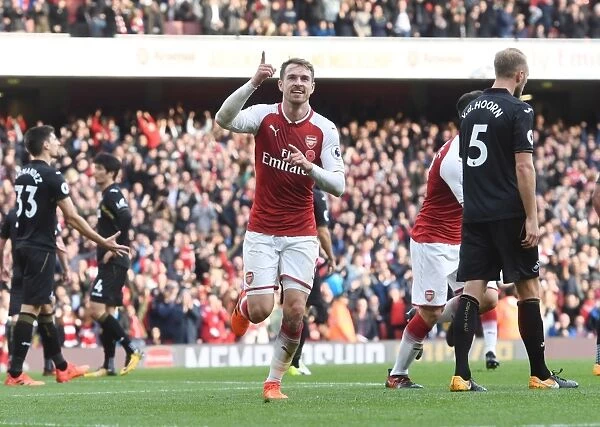 Aaron Ramsey's Brace: Arsenal's Victory Against Swansea City (2017-18)