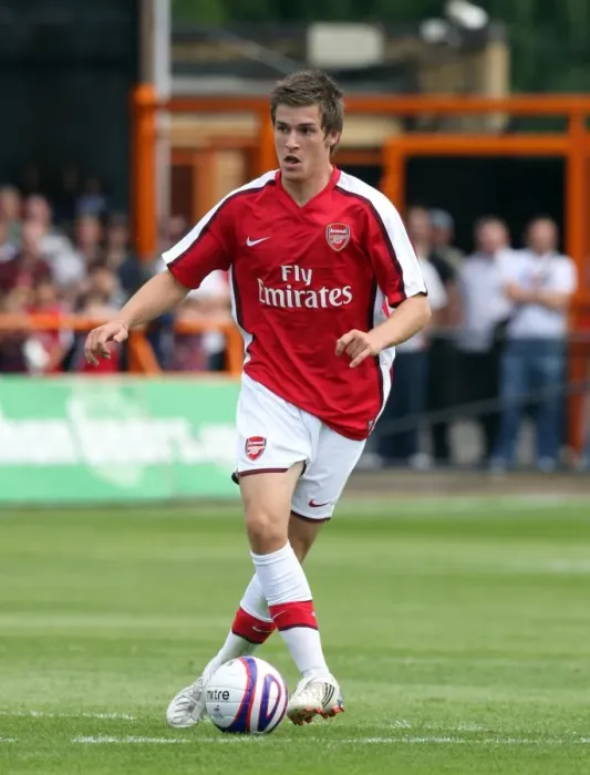Framed Print : Aaron Ramsey's Debut: Arsenal's Victory Over Barnet in 2008 Pre-Season Friendly (2-1)