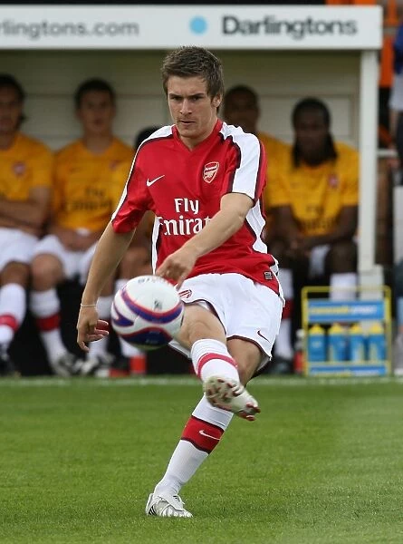 Aaron Ramsey's Debut: Arsenal's Win Over Barnet (1:2), Pre-Season Friendly 2008
