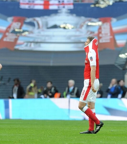 Aaron Ramsey's Disappointed Reaction to Manchester City's Goal in FA Cup Semi-Final
