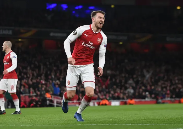 Framed Print : Aaron Ramsey's Double: Arsenal's Europa League Quarterfinal Triumph Over CSKA Moscow (April 2018) Framed Print : Aaron Ramsey's Double: Arsenal's Europa League Quarterfinal Triumph Over CSKA Moscow (April 2018)