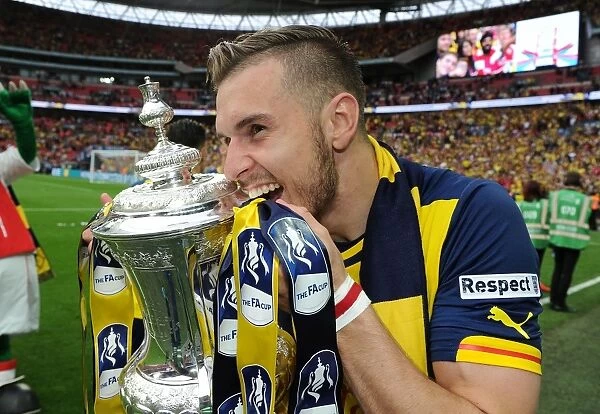 Aaron Ramsey's Emotional FA Cup Victory Celebration