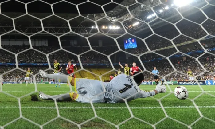Framed Print : Aaron Ramsey's Game-Changing Goal: Arsenal's Victory Over Fenerbahce in the UEFA Champions League Play-offs (2013) Framed Print : Aaron Ramsey's Game-Changing Goal: Arsenal's Victory Over Fenerbahce in the UEFA Champions League Play-offs (2013)