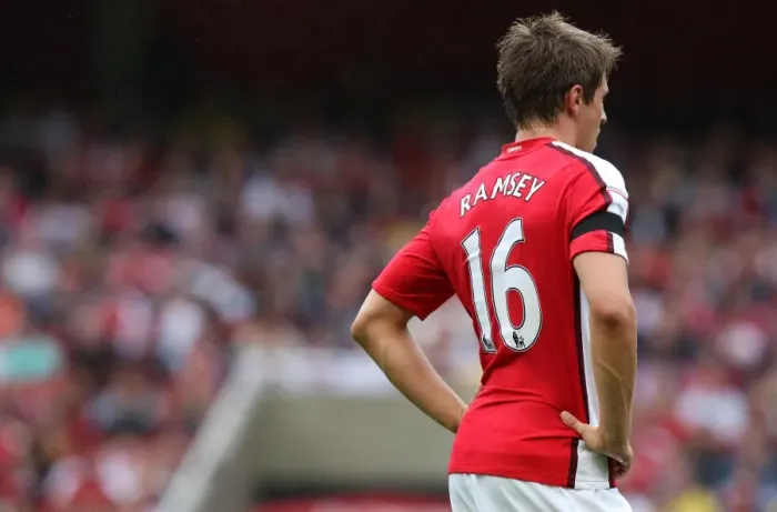 Framed Print : Aaron Ramsey's Game-Winning Goal: Arsenal 2-1 Atletico Madrid, Emirates Cup 2009 Framed Print : Aaron Ramsey's Game-Winning Goal: Arsenal 2-1 Atletico Madrid, Emirates Cup 2009