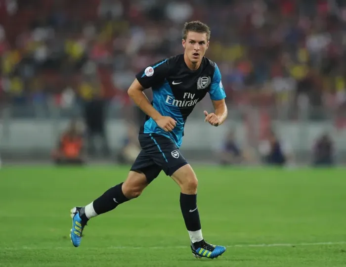 Framed Print : Aaron Ramsey's Hat-Trick: Arsenal Crushes Malaysia XI 4-0 at Bukit Jalil Stadium Framed Print : Aaron Ramsey's Hat-Trick: Arsenal Crushes Malaysia XI 4-0 at Bukit Jalil Stadium
