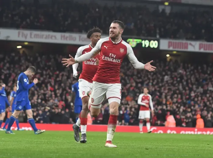 Framed Print : Aaron Ramsey's Hat-Trick: Arsenal's Victory Over Everton (2017-18) Framed Print : Aaron Ramsey's Hat-Trick: Arsenal's Victory Over Everton (2017-18)