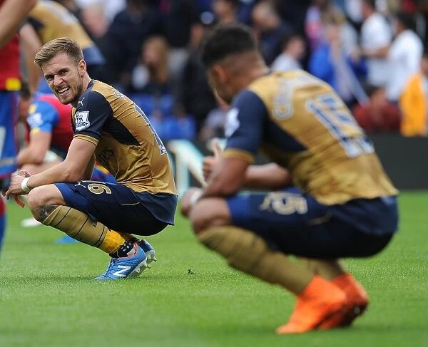 Aaron Ramsey's Reaction: Arsenal's Premier League Opener vs Crystal Palace, 2015-16